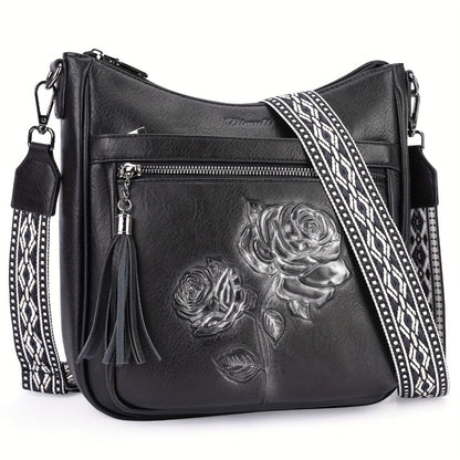 Crossbody Bag for Women – 7 Colors, Vegan Leather, Large Capacity, Adjustable Strap – detail view 2