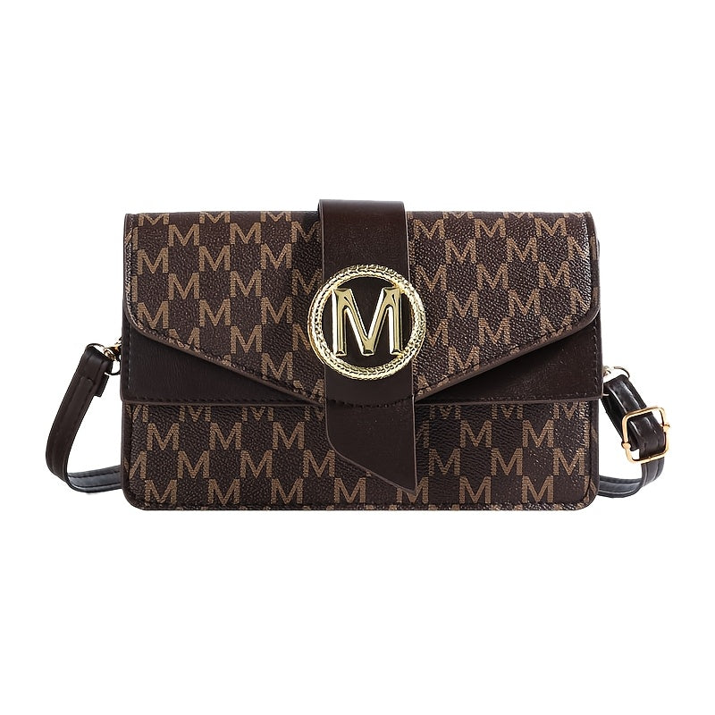 Crossbody Bag for Women – Vegan Leather, Mini, Adjustable Strap – front view - product view 9