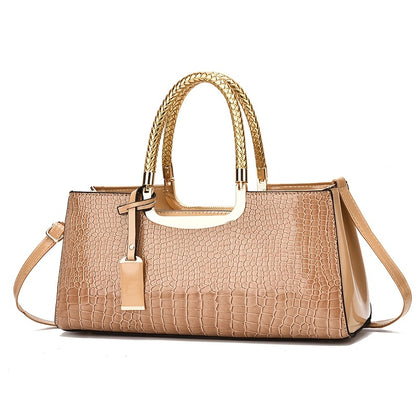 Women's Handbag – Alligator Pattern Evening Glossy Dinner – detail view 16