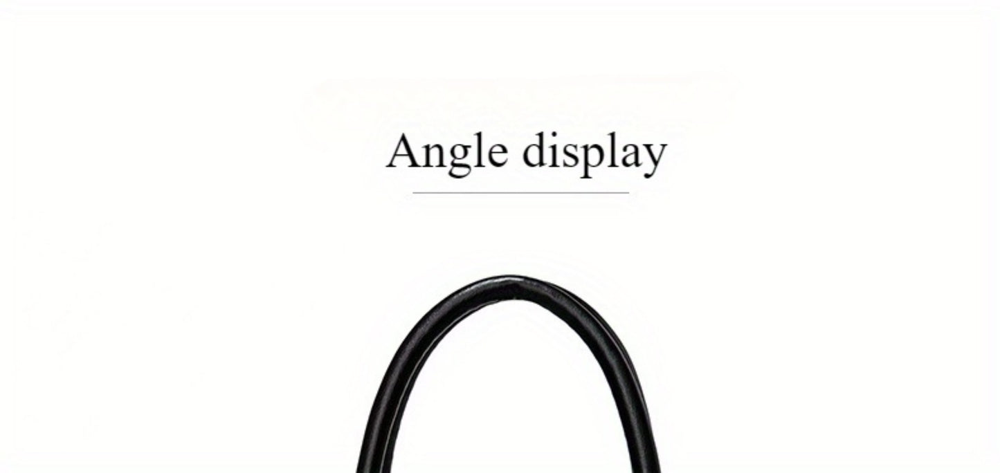 Women's Handbag – Large Capacity, Colorblock Satchel Large Capacity Faux – detail view 18