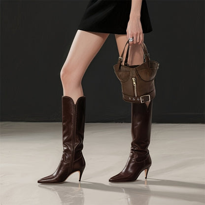 Women's Handbag – Mini, Dark Punk Zipper Creative Shape – detail view 9