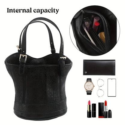 Women's Handbag – Mini, Dark Punk Zipper Creative Shape – detail view 8