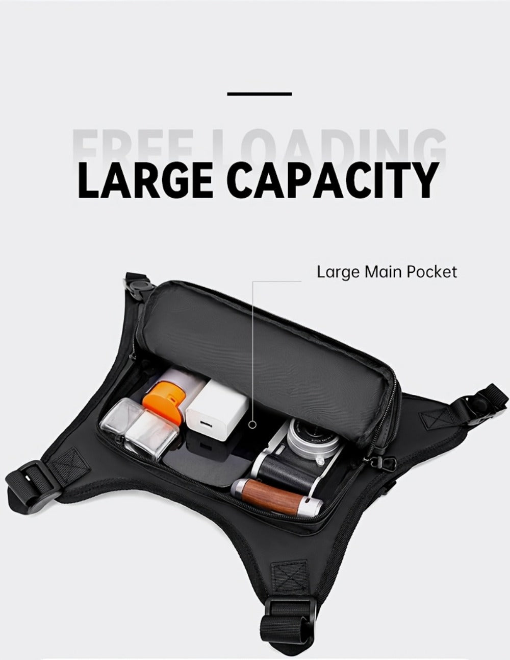 Women's Handbag – for Travel & Work, Running Vest Built In Phone – detail view 19