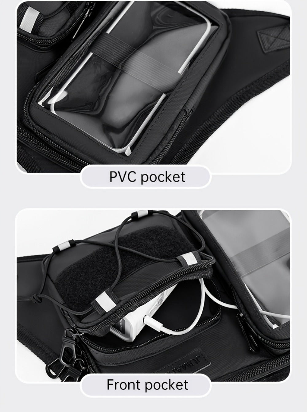 Women's Handbag – for Travel & Work, Running Vest Built In Phone – detail view 23