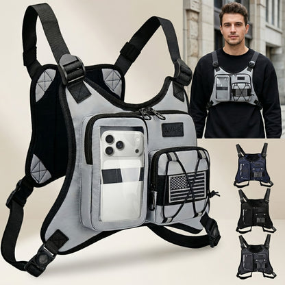 Women's Handbag – for Travel & Work, Running Vest Built In Phone – front view