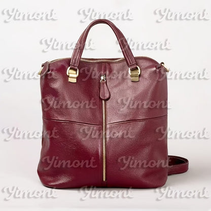 Laptop Backpack – Genuine Leather, for Travel & Work – detail view 6