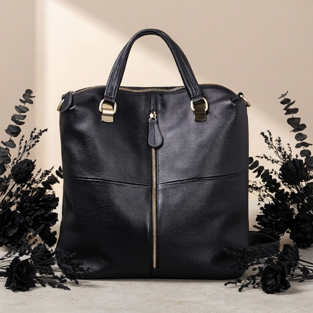 Laptop Backpack – Genuine Leather, for Travel & Work – detail view 10