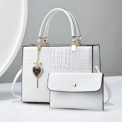 Shoulder Bag for Women – 2-Piece, Large Capacity – front view