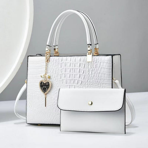 Shoulder Bag for Women – 2-Piece, Large Capacity – front view