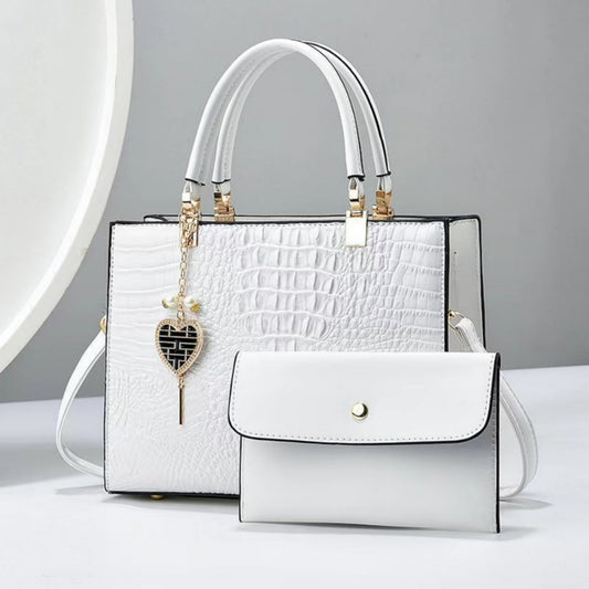 Shoulder Bag for Women – 2-Piece, Large Capacity – front view