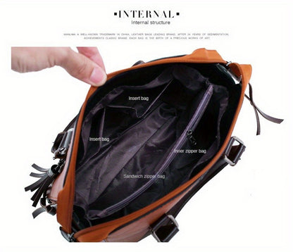 Shoulder Bag for Women – 4-Piece, Large Capacity, Adjustable Strap, for Everyday Use – detail view 24