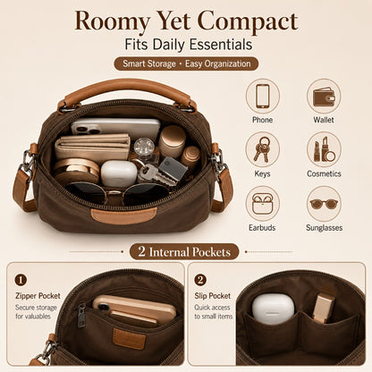 Shoulder Bag for Women – Nylon, Large Capacity, Adjustable Strap, for Travel & Work – detail view 15