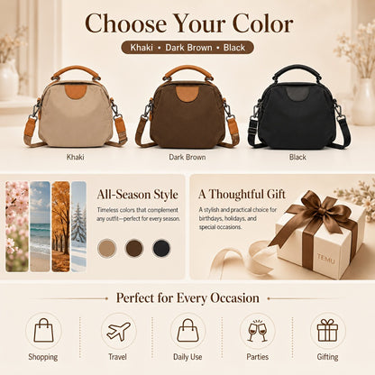Shoulder Bag for Women – Nylon, Large Capacity, Adjustable Strap, for Travel & Work – detail view 19