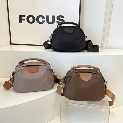 Shoulder Bag for Women – Nylon, Large Capacity, Adjustable Strap, for Travel & Work – front view