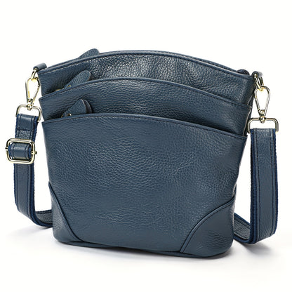 Shoulder Bag for Women – Polyester, Houndstooth Gold Chain M Emblem – alternate view