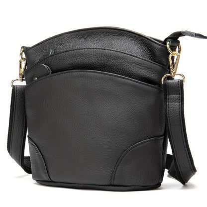 Shoulder Bag for Women – Polyester, Houndstooth Gold Chain M Emblem – detail view 15
