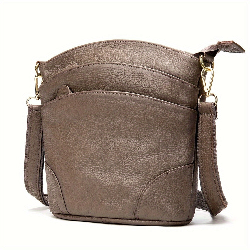 Shoulder Bag for Women – Polyester, Houndstooth Gold Chain M Emblem – detail view 11