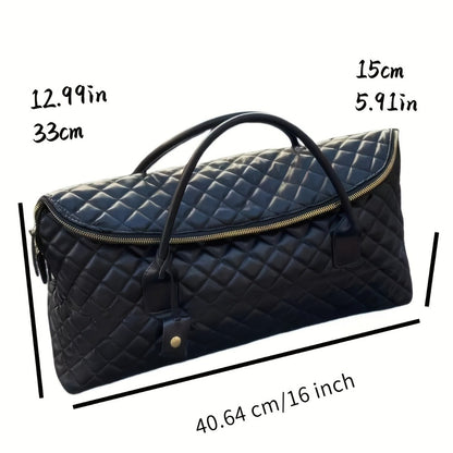 Shoulder Bag for Women – Quilted, Large Capacity, for Travel & Work – detail view 4