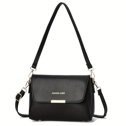 Shoulder Bag for Women – for Work, Elegant Solid Color High End – front view - product view 10