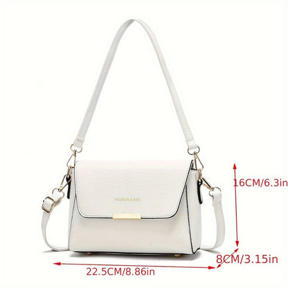 Shoulder Bag for Women – for Work, Elegant Solid Color High End – detail view 4