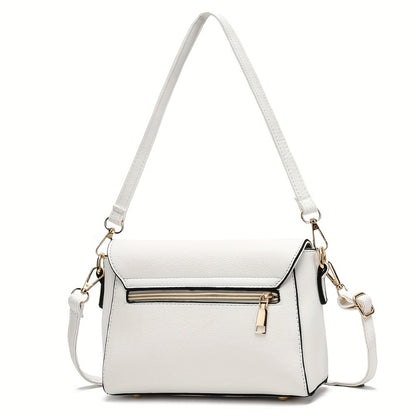 Shoulder Bag for Women – for Work, Elegant Solid Color High End – detail view 8