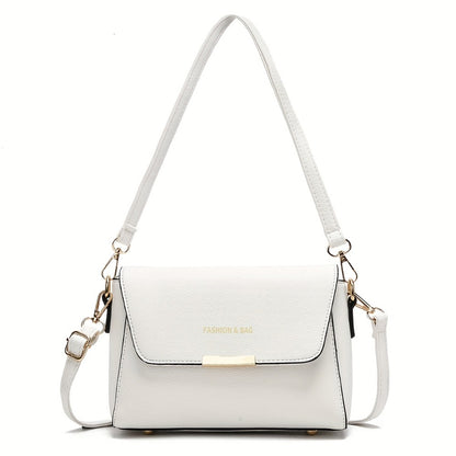 Shoulder Bag for Women – for Work, Elegant Solid Color High End – front view
