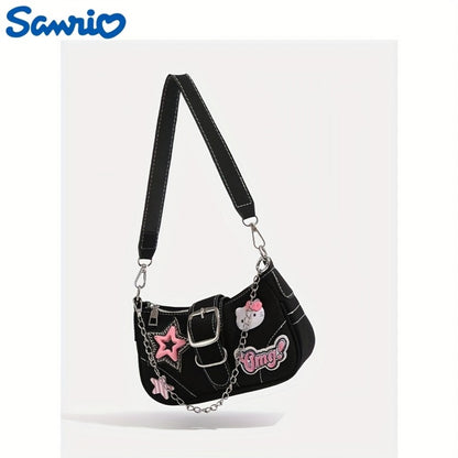 Shoulder Bag for Women – Y2k Anime Baguette Cute Character – detail view 6