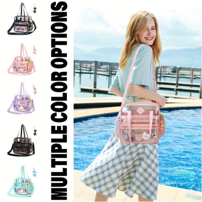 Tote Bag for Women – 12 Inch, PVC, Clear, Transparent – detail view 16