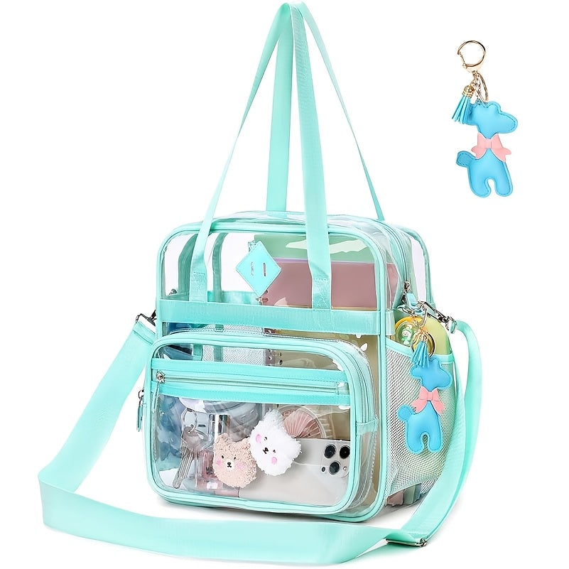 Tote Bag for Women – 12 Inch, PVC, Clear, Transparent – detail view 22