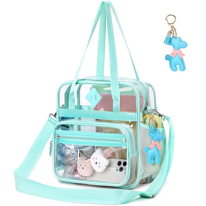 Tote Bag for Women – 12 Inch, PVC, Clear, Transparent – detail view 22
