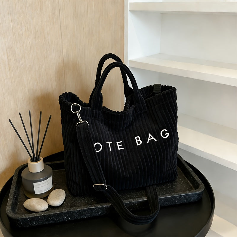 Tote Bag for Women – 2-Piece, Large Capacity, Adjustable Strap, for Work – front view - product view 16