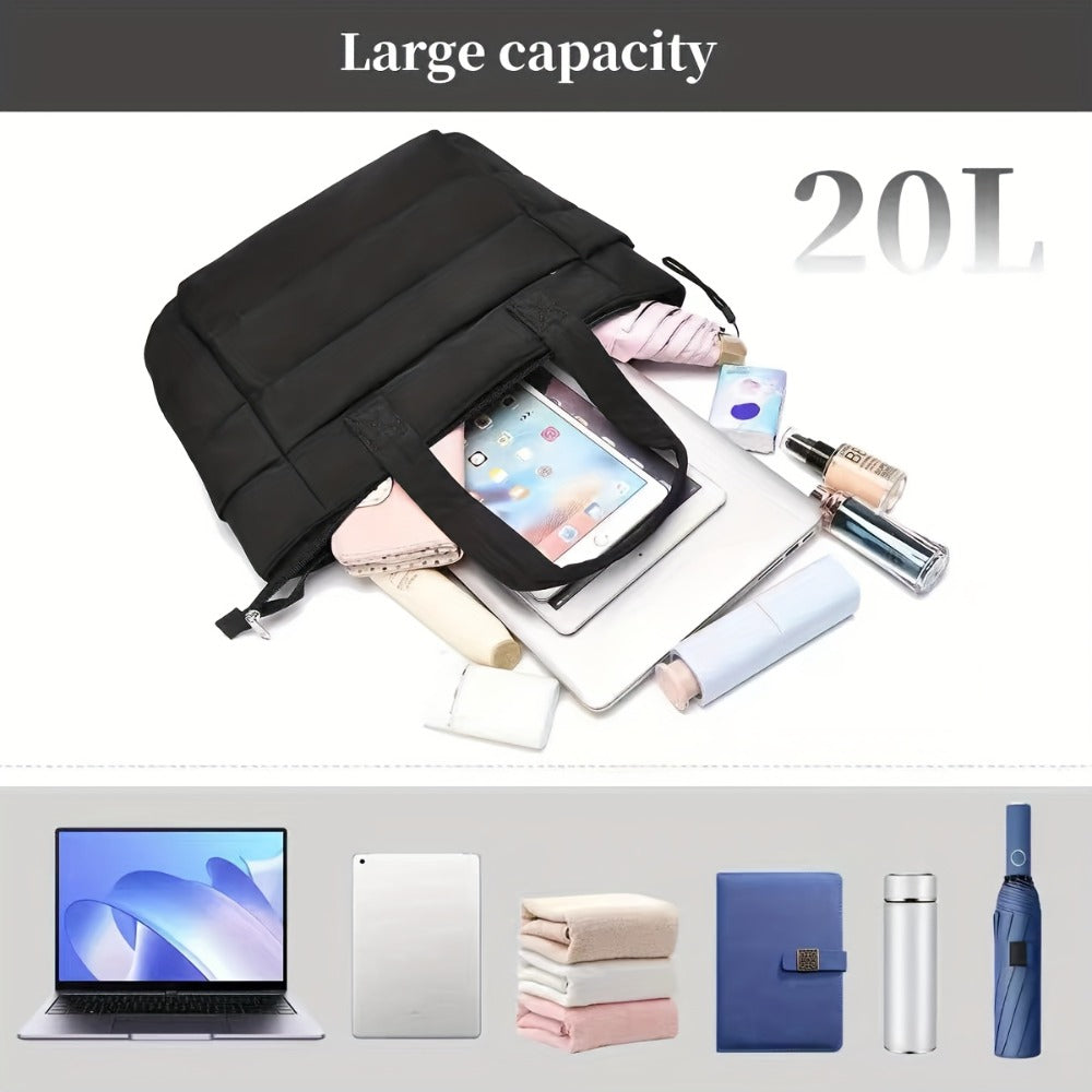 Tote Bag for Women – 20L, Quilted, Large Capacity, Lightweight – detail view 8