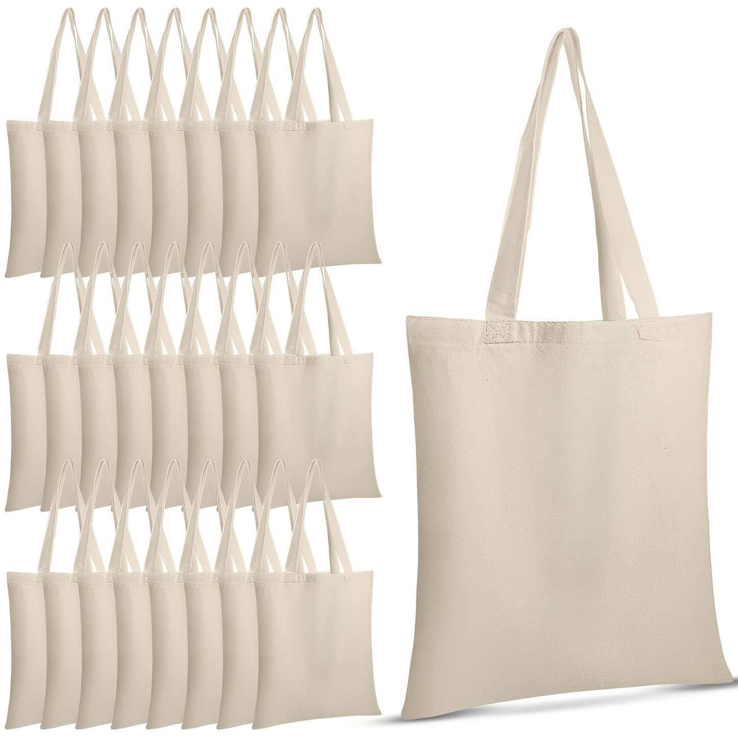Tote Bag for Women – 24 Pack, 15 Inch, Canvas – detail view 5