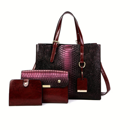 Tote Bag for Women – 3 Piece, 6 Colors – detail view 27