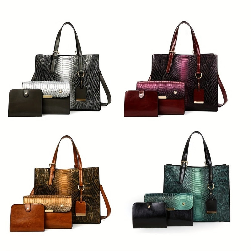 Tote Bag for Women – 3 Piece, 6 Colors – detail view 11