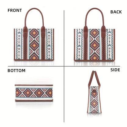 Tote Bag for Women – 4 Piece, Canvas, Large Capacity – detail view 3