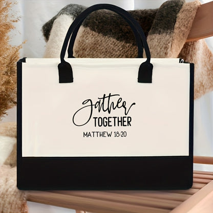 Tote Bag for Women – Canvas, Christian You Are Blessing Canvas – front view