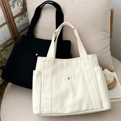 Tote Bag for Women – Canvas, Large Capacity, Lightweight, for Work & School – detail view 4