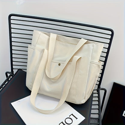 Tote Bag for Women – Canvas, Large Capacity, Foldable, for Work & Everyday Use – detail view 5
