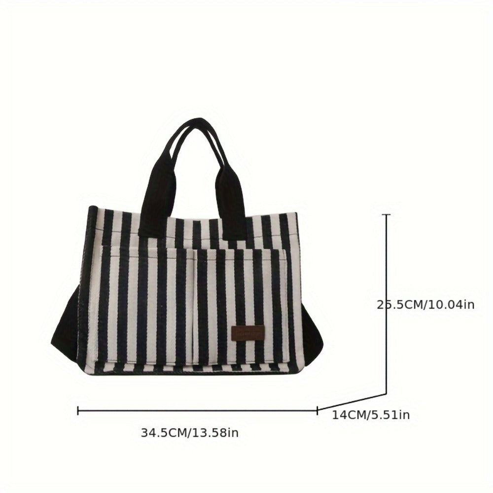 Tote Bag for Women – Canvas, Large Capacity, for Travel & Work – detail view 3