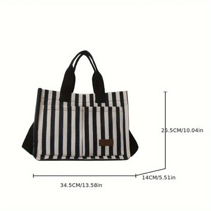 Tote Bag for Women – Canvas, Large Capacity, for Travel & Work – detail view 3