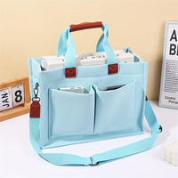New blue canvas bag