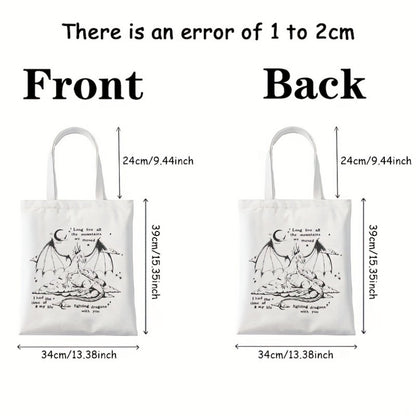 Tote Bag for Women – Canvas, for Travel & Work – detail view 3