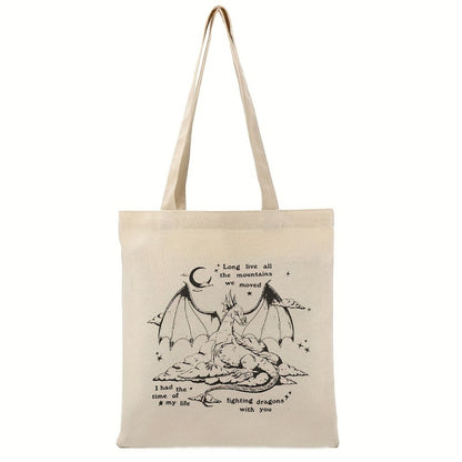 Tote Bag for Women – Canvas, for Travel & Work – detail view 4
