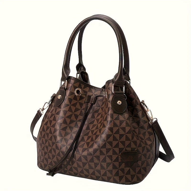 Tote Bag for Women – for Work & Everyday Use, Bucket Korean Fashion Retro Casual – detail view 15