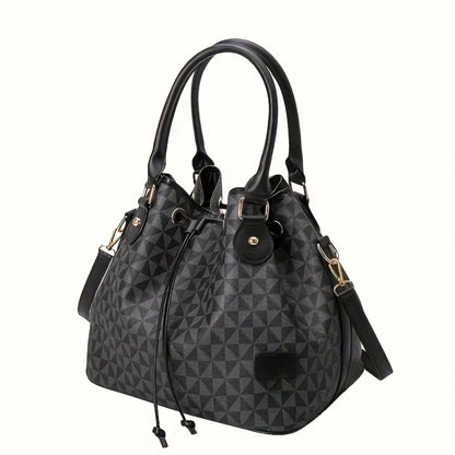 Tote Bag for Women – for Work & Everyday Use, Bucket Korean Fashion Retro Casual – detail view 4