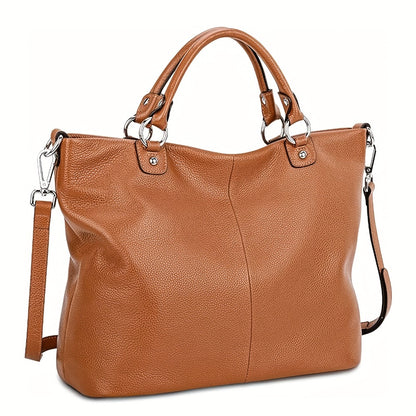 Tote Bag for Women – for Work & Everyday Use, Soft Leather Premium Spacious Work – front view