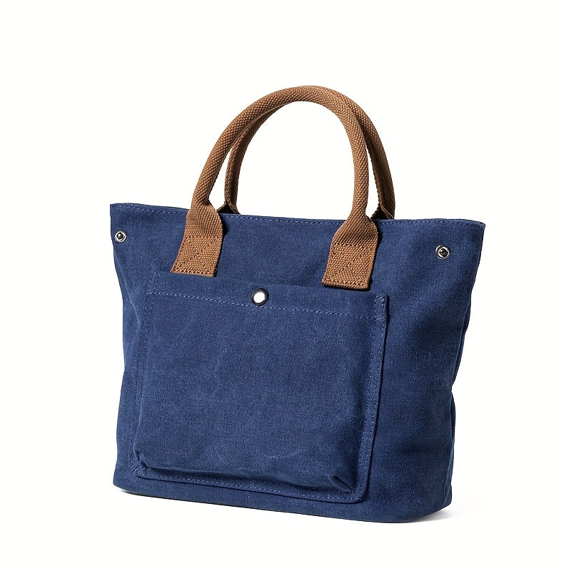 Tote Bag for Women – for Work & Everyday Use, Vintage Fabric Thickened Literary Style – detail view 18