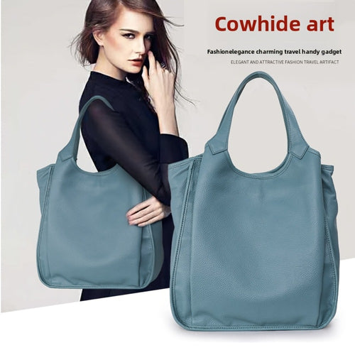 Tote Bag for Women – Genuine Leather, for Travel – front view