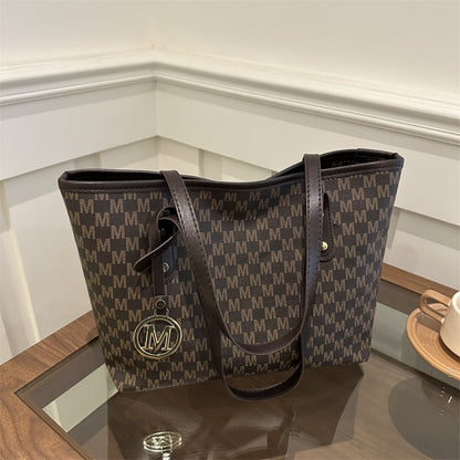 Tote Bag for Women – Large Capacity, Checkered Large Capacity Retro Plaid – detail view 22